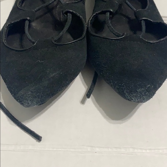 Gap Black Lace Up Flats - Picture 3 of 7